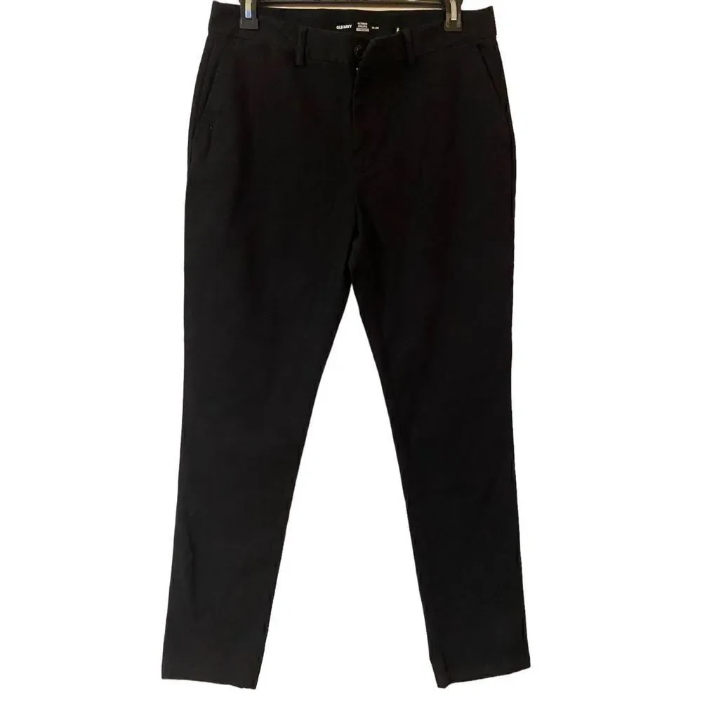 Old Navy Ultimate‎ Athletic Built in Flex Black Pants Size 33X34